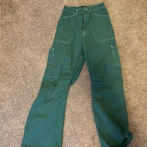 Lioness Green Cargo Pants